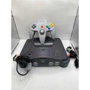 Nintendo 64 Console, OEM Gray Controller N64 Tested Working NUS-001 USA